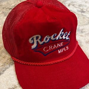 Vintage Rocket Crane MPLS Trucker Hat